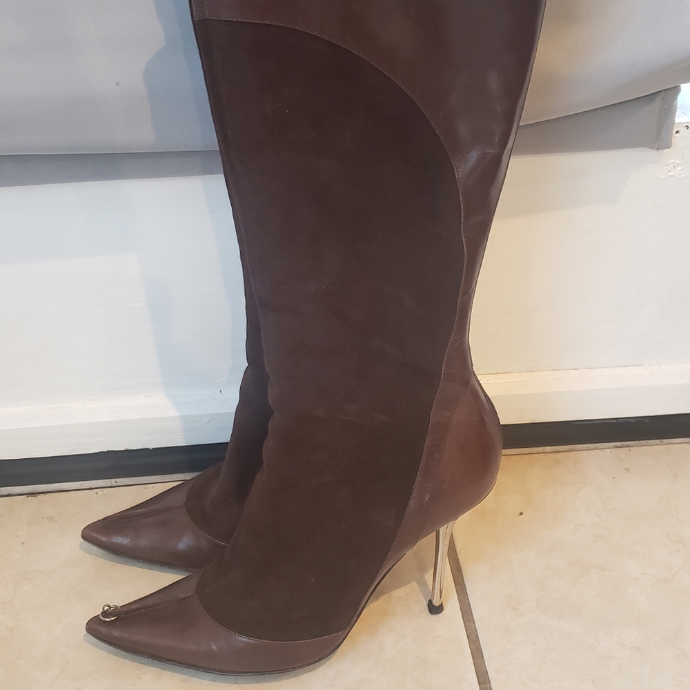Dior Boots, Chocolate Brown